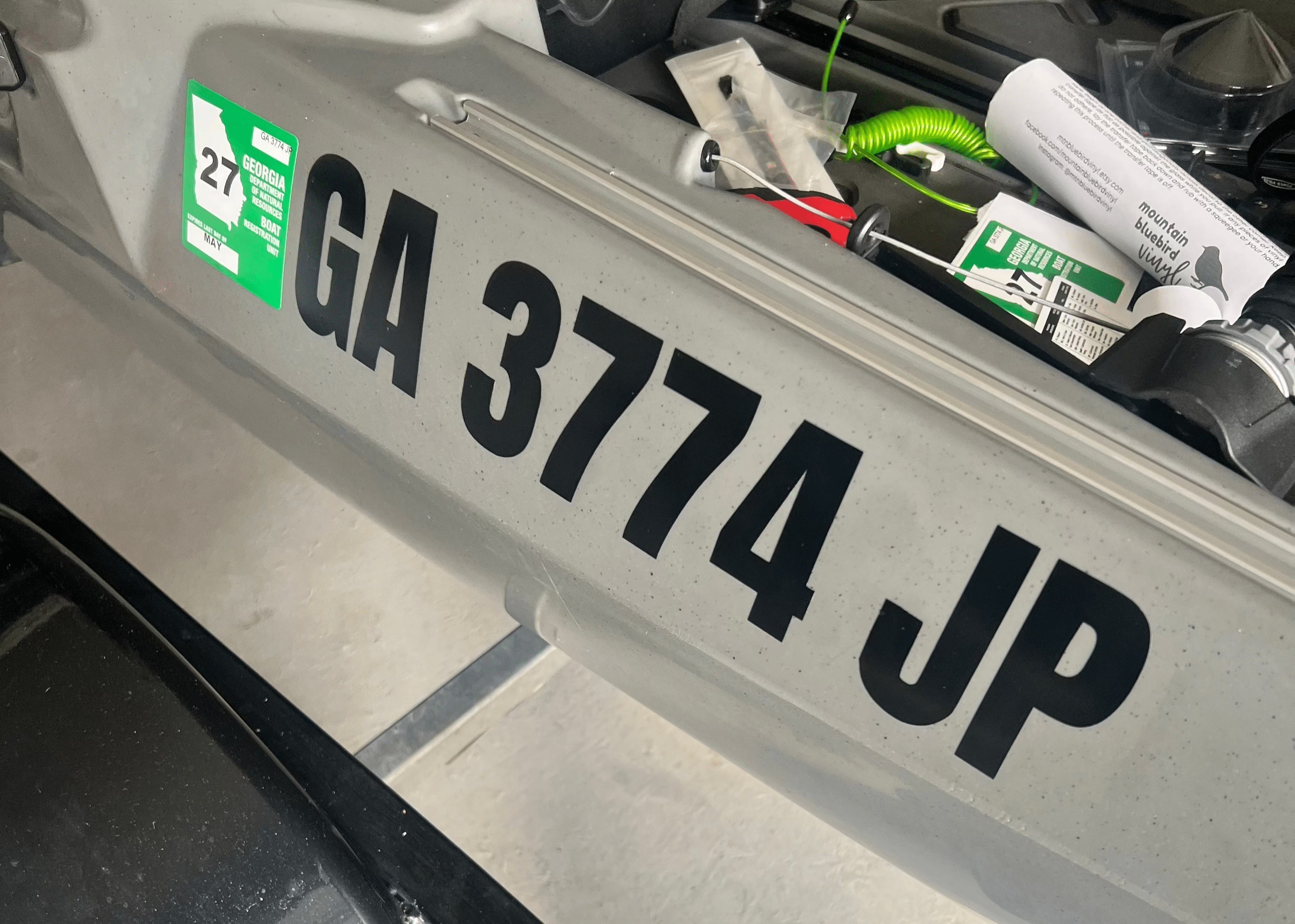 Registering a Kayak in Georgia - Festive Water Paddlesports