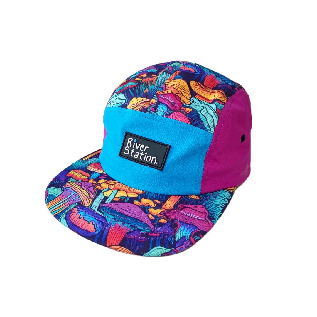 River Station Neon Magic Retro 5 Panel Hat