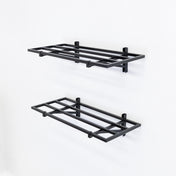 1' x 2' Bristol Garage Wall Mount Shelves | 2 Pack | Black, Wall Mounted, StoreYourBoard, , , at Festive Water Paddlesports