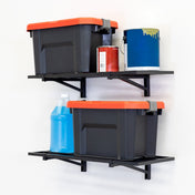 1' x 2' Bristol Garage Wall Mount Shelves | 2 Pack | Black, Wall Mounted, StoreYourBoard, , , at Festive Water Paddlesports