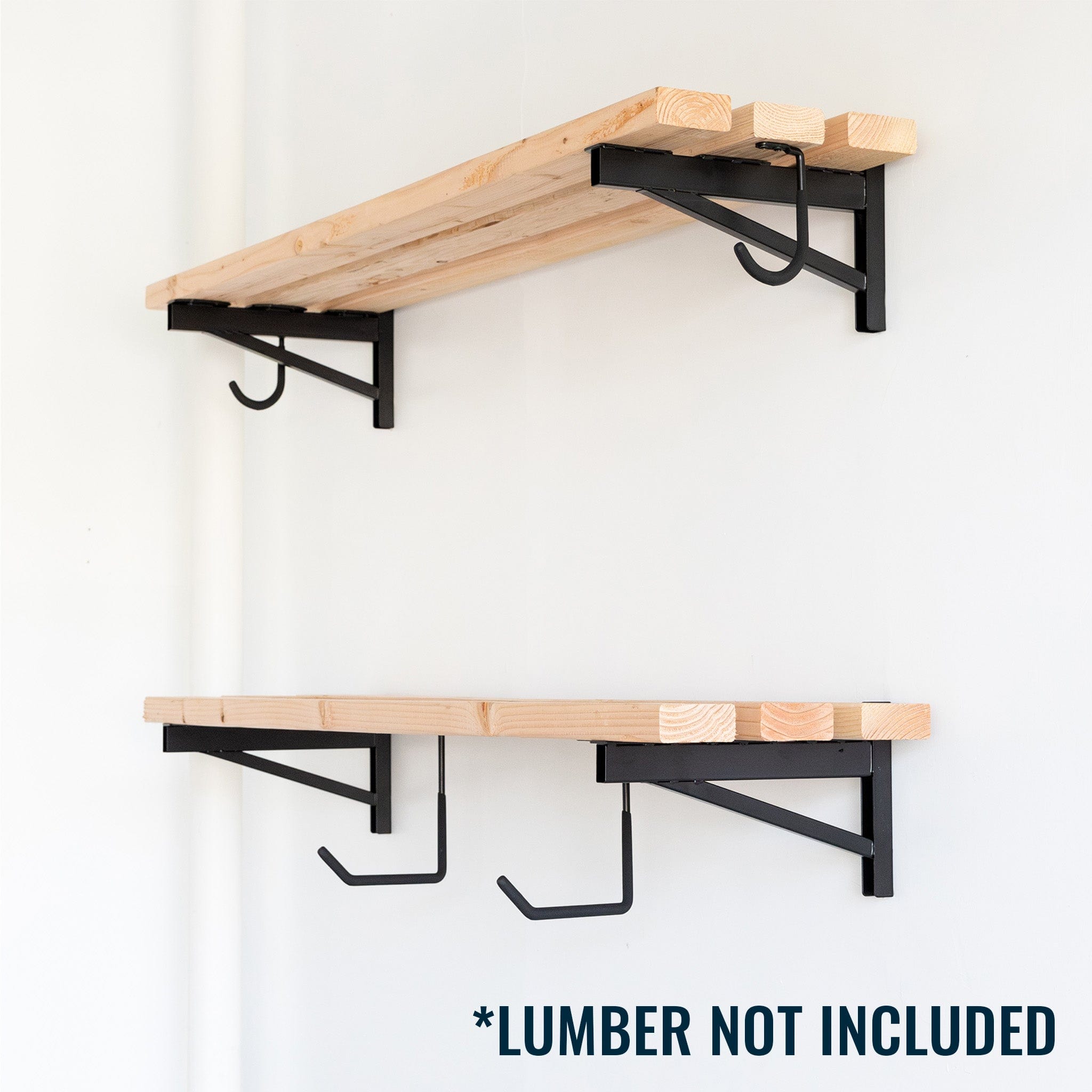 1' x 4' DIY Wall Shelf Brackets | Heavy Duty Garage Wall Shelves, Wall Mounted, StoreYourBoard, , , at Festive Water Paddlesports