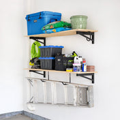 1' x 4' DIY Wall Shelf Brackets | Heavy Duty Garage Wall Shelves, Wall Mounted, StoreYourBoard, , , at Festive Water Paddlesports