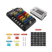 12 Way Fuse Block Panel, Accessories, Monster Marine Lithium, at Festive Water Paddlesports