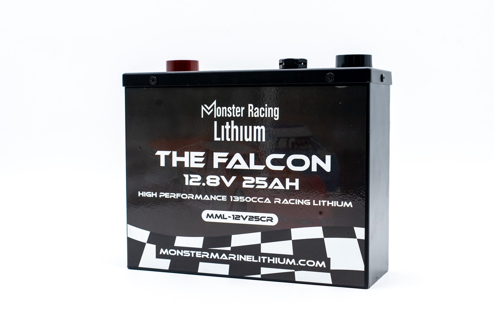 12.8V 25AH - "THE FALCON" - MONSTER RACING LITHIUM, , Monster Marine Lithium, at Festive Water Paddlesports