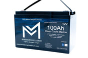 12v 100Ah Bluetooth Deep Cycle Lithium Marine Battery Group 31, 12V Batteries, Monster Marine Lithium, at Festive Water Paddlesports