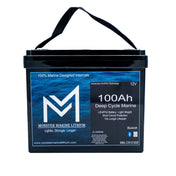 12v 100Ah Slim Series Bluetooth Deep Cycle Lithium Marine Battery Group 24, 12V Batteries, Monster Marine Lithium, at Festive Water Paddlesports
