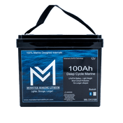 12v 100Ah Slim Series Bluetooth Deep Cycle Lithium Marine Battery Group 24, 12V Batteries, Monster Marine Lithium, at Festive Water Paddlesports