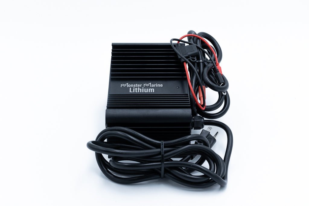 12V 10A Waterproof Lithium Battery Charger, Chargers, Monster Marine Lithium, at Festive Water Paddlesports