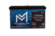 12V 120Ah Bluetooth Lithium Deep Cycle Marine Battery MML-12120b (w/ bluetooth), , Monster Marine Lithium, at Festive Water Paddlesports