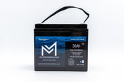 12v 30Ah Deep Cycle Lithium Marine Battery "Badger" - Bluetooth - MML-1230B, 12V Batteries, Monster Marine Lithium, at Festive Water Paddlesports