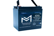 12v 40Ah Deep Cycle Lithium Marine Battery "Viper" - Bluetooth - MML-CW1240B, 12V Batteries, Monster Marine Lithium, at Festive Water Paddlesports