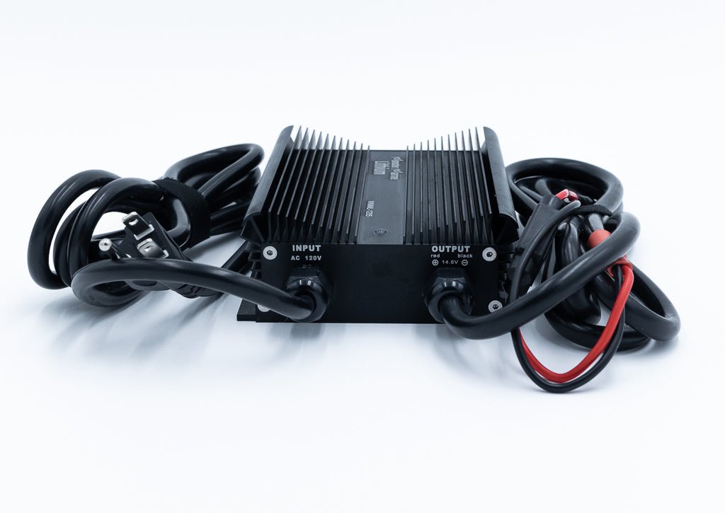 12v 5a waterproof charger, Chargers, Monster Marine Lithium, at Festive Water Paddlesports