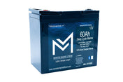 12v 60Ah Deep Cycle Lithium Marine Battery "Wolverine" - Bluetooth - MML-1260B, 12V Batteries, Monster Marine Lithium, at Festive Water Paddlesports