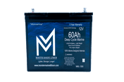 12v 60Ah Deep Cycle Lithium Marine Battery "Wolverine" - MML-1260, 12V Batteries, Monster Marine Lithium, at Festive Water Paddlesports