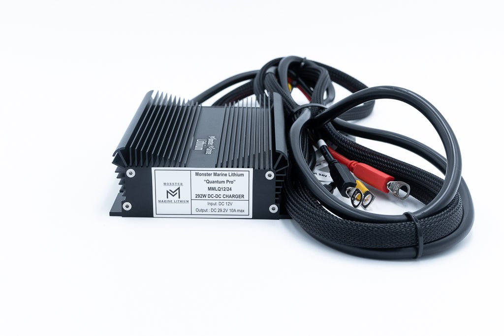 12v to 24v Quantum Charger "On The Run”, Chargers, Monster Marine Lithium, Lead acid / Gel / AGM at Festive Water Paddlesports