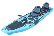 13.8ft Rocket Propeller Drive Tandem & Solo Modular Fishing Kayak | Propeller Drive | 550lbs Capacity | 3 Piece, Fishing Kayak, ReelYaks, Iceberg in 8 - 11 weeks at Festive Water Paddlesports