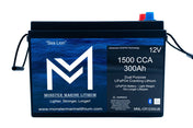 1500 CCA 300AH Dual Purpose Cranking Lithium Bluetooth "Sea Lion", Cranking Lithium, Monster Marine Lithium, at Festive Water Paddlesports