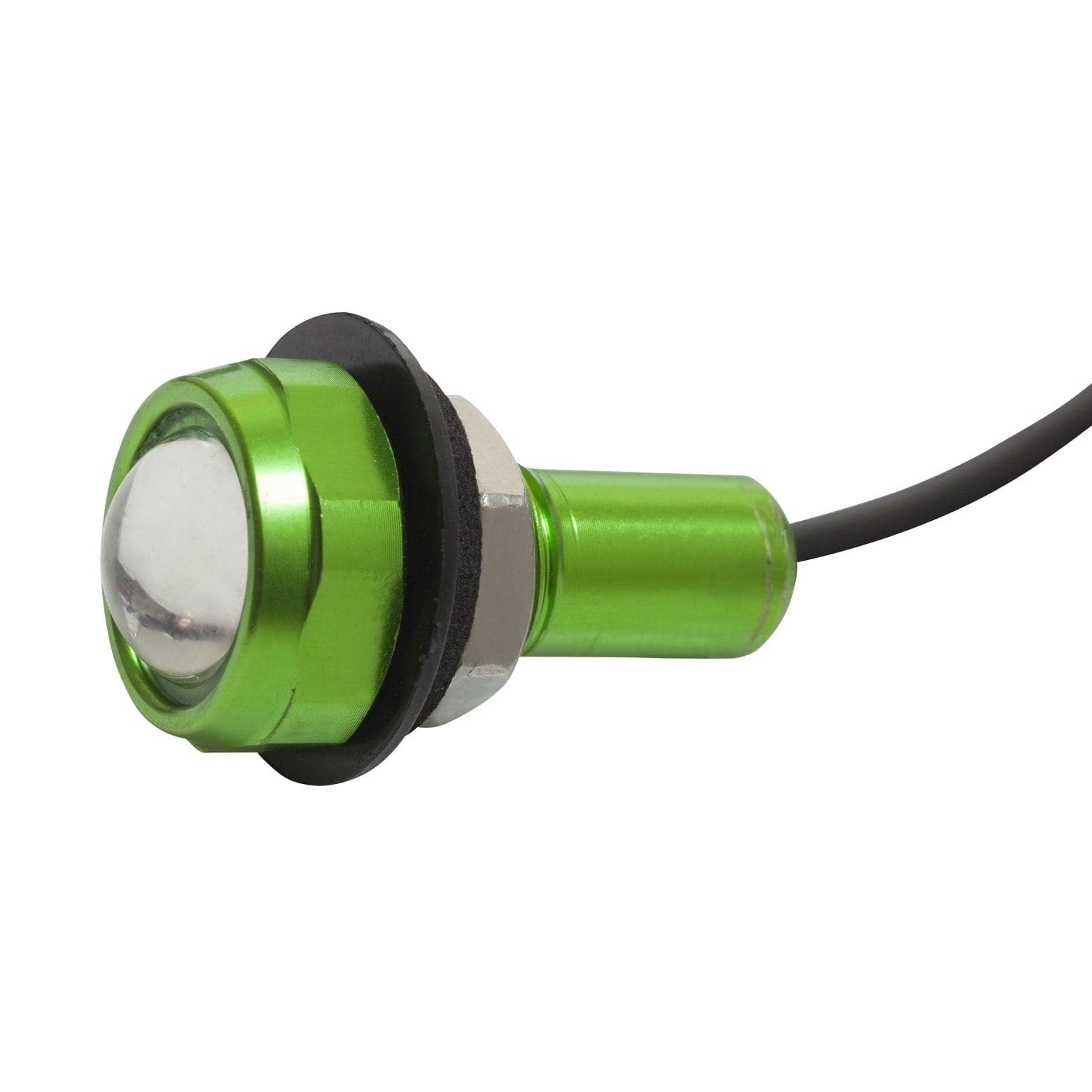 2 - Piece Super Bright LED Button Light Kit, , Yak Power, Green, , at Festive Water Paddlesports