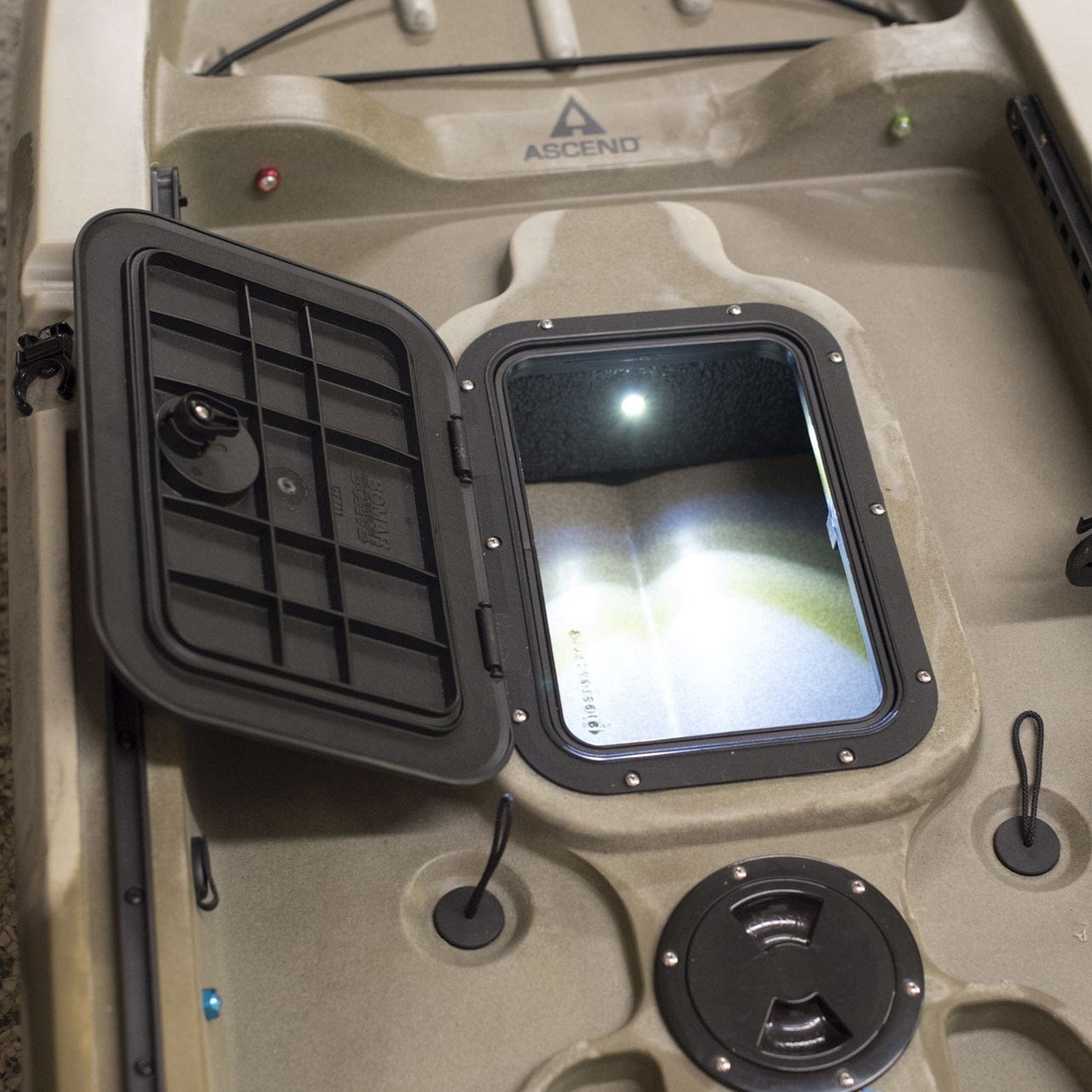 2 - Piece Super Bright LED Button Light Kit, , Yak Power, White, , at Festive Water Paddlesports