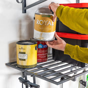 2' x 4' Bristol Garage Wall Mount Shelves | 2 Pack | Hammered Gray, Wall Mounted, StoreYourBoard, , , at Festive Water Paddlesports