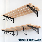 2' x 4' DIY Wall Shelf Brackets | Heavy Duty Garage Wall Shelves, Wall Mounted, StoreYourBoard, , , at Festive Water Paddlesports