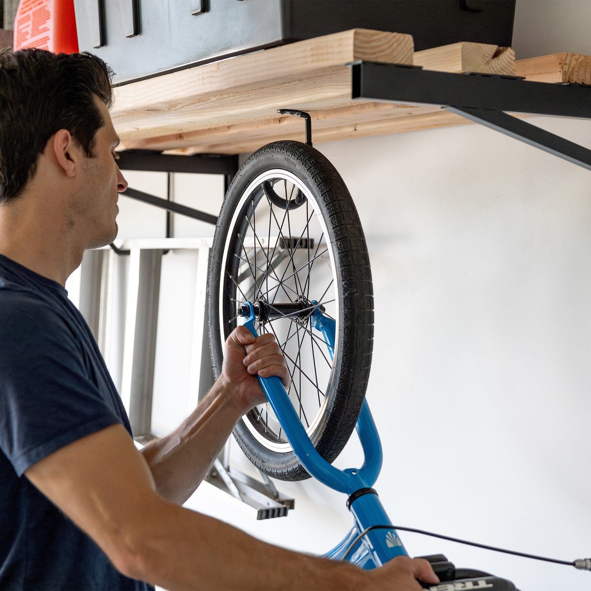 2' x 8' DIY Wall Shelf Brackets | Heavy Duty Garage Wall Shelf, Wall Mounted, StoreYourBoard, , , at Festive Water Paddlesports