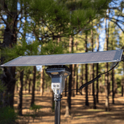 20 Watt Portable Solar Panel w/ LightRanger Receiver, Lighting, Devos Outdoor, at Festive Water Paddlesports