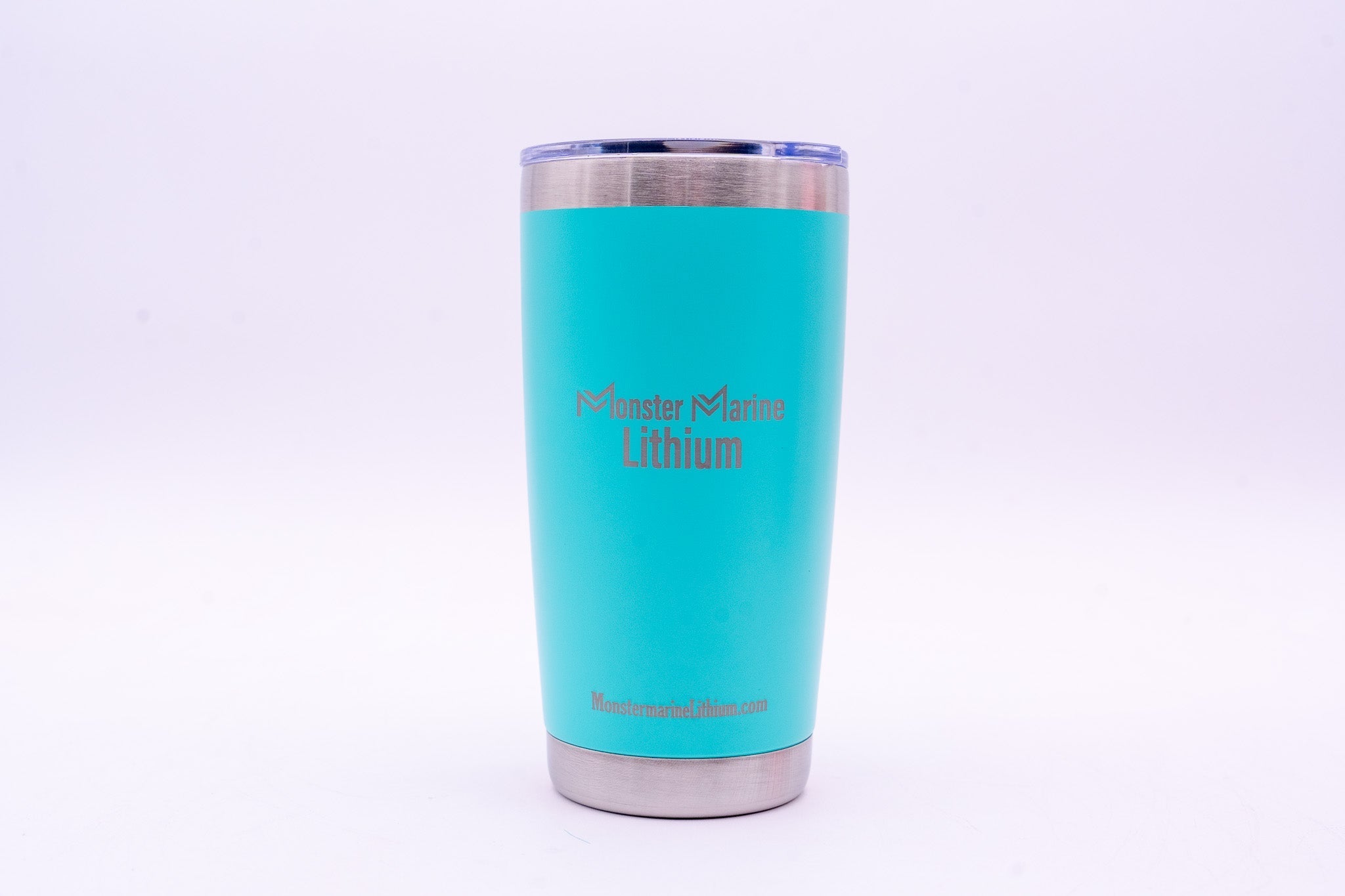 20oz STAINLESS TUMBLERS, , Monster Marine Lithium, TEAL at Festive Water Paddlesports