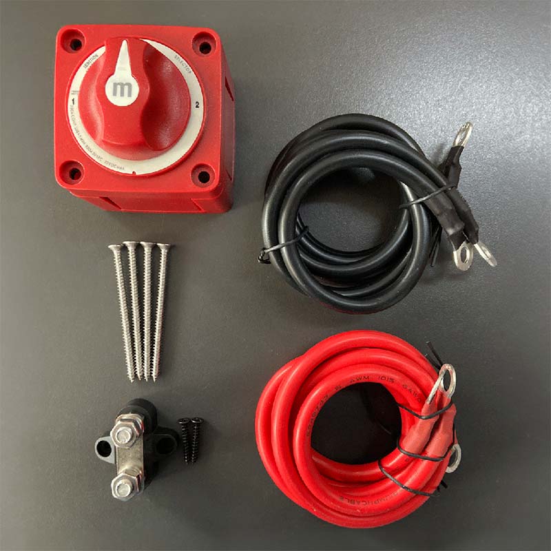 3 - Way Perko Switch Battery Install Kit, INSTALL, PHL, at Festive Water Paddlesports