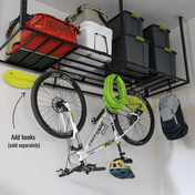 3' x 8' Faber Overhead Garage Shelving | Holds 700 lbs, Ceiling, StoreYourBoard, , , at Festive Water Paddlesports