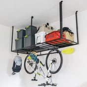 3' x 8' Faber Overhead Garage Storage with Hooks | Holds 700 lbs, Ceiling, StoreYourBoard, , , at Festive Water Paddlesports