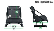 3110SG - 360 Fusion Seat - Shadowgrass, , NuCanoe Inc, , , at Festive Water Paddlesports
