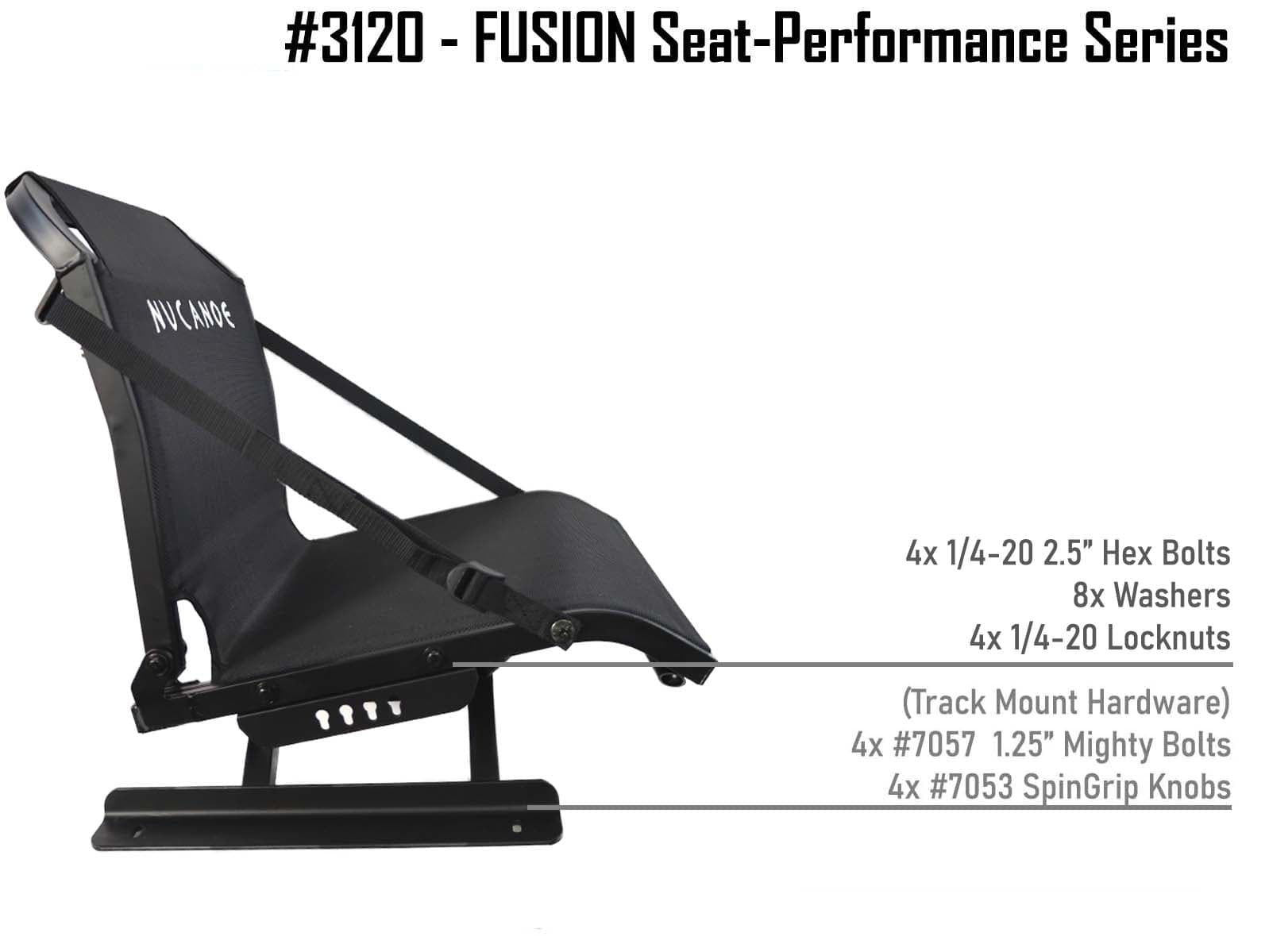 3120 - FUSION Seat - Flint + Pursuit, , NuCanoe Inc, , , at Festive Water Paddlesports