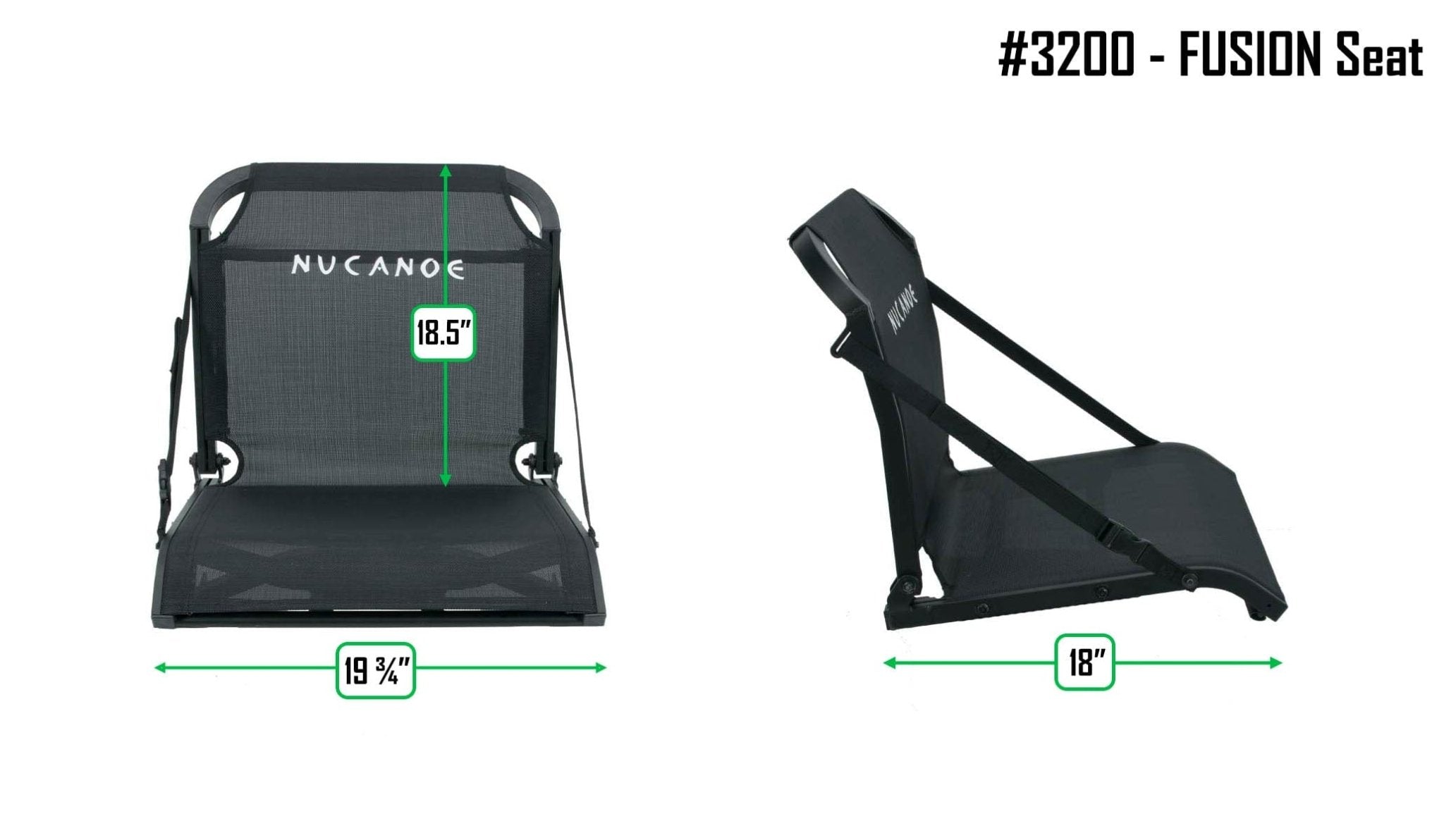 3200 - FUSION Seat, , NuCanoe Inc, , , at Festive Water Paddlesports