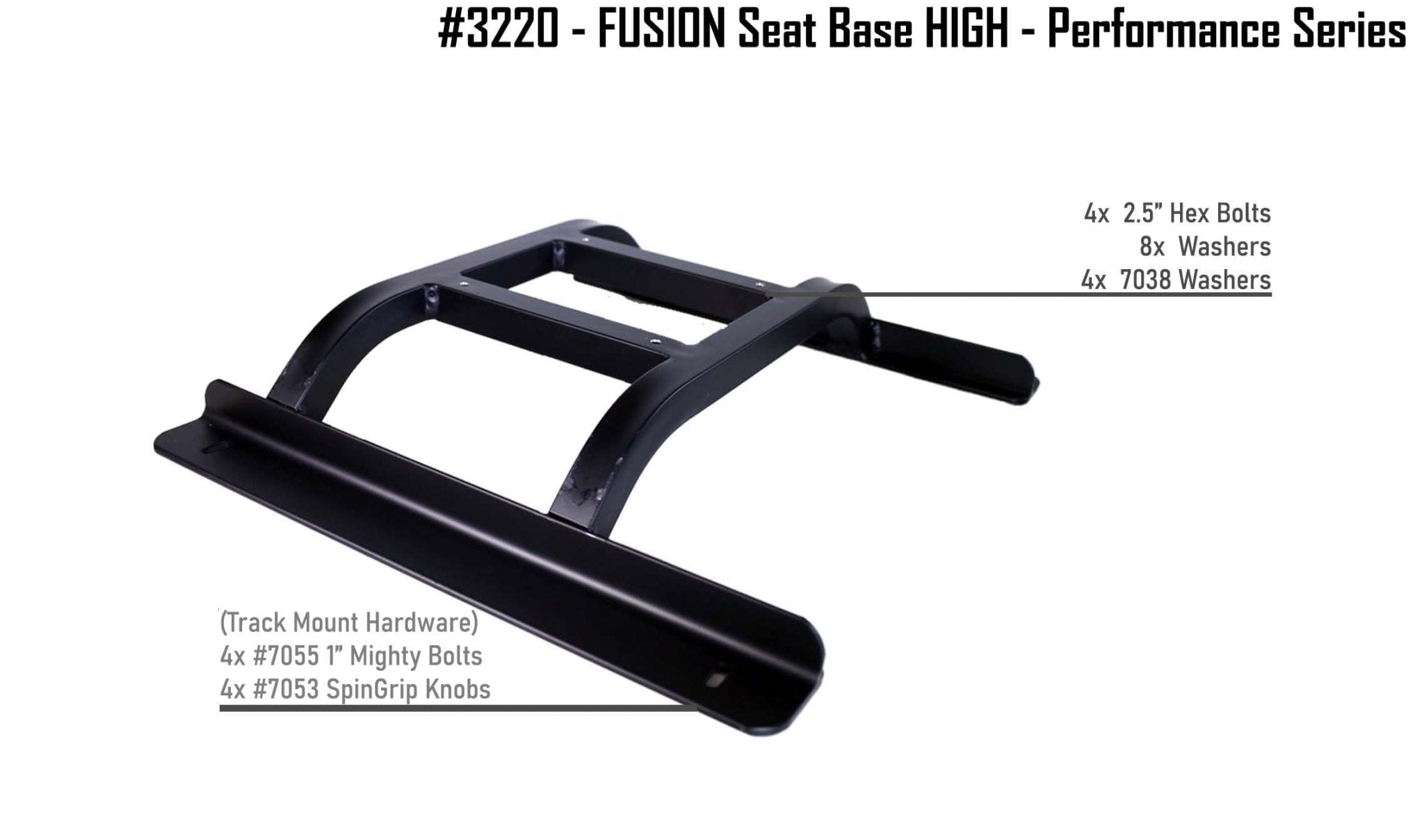 3220 - Fusion Seat Base - Performance Series - High, , NuCanoe Inc, , , at Festive Water Paddlesports