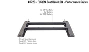 3223 - Low CG Seat Base - Flint & Pursuit, , NuCanoe Inc, , , at Festive Water Paddlesports