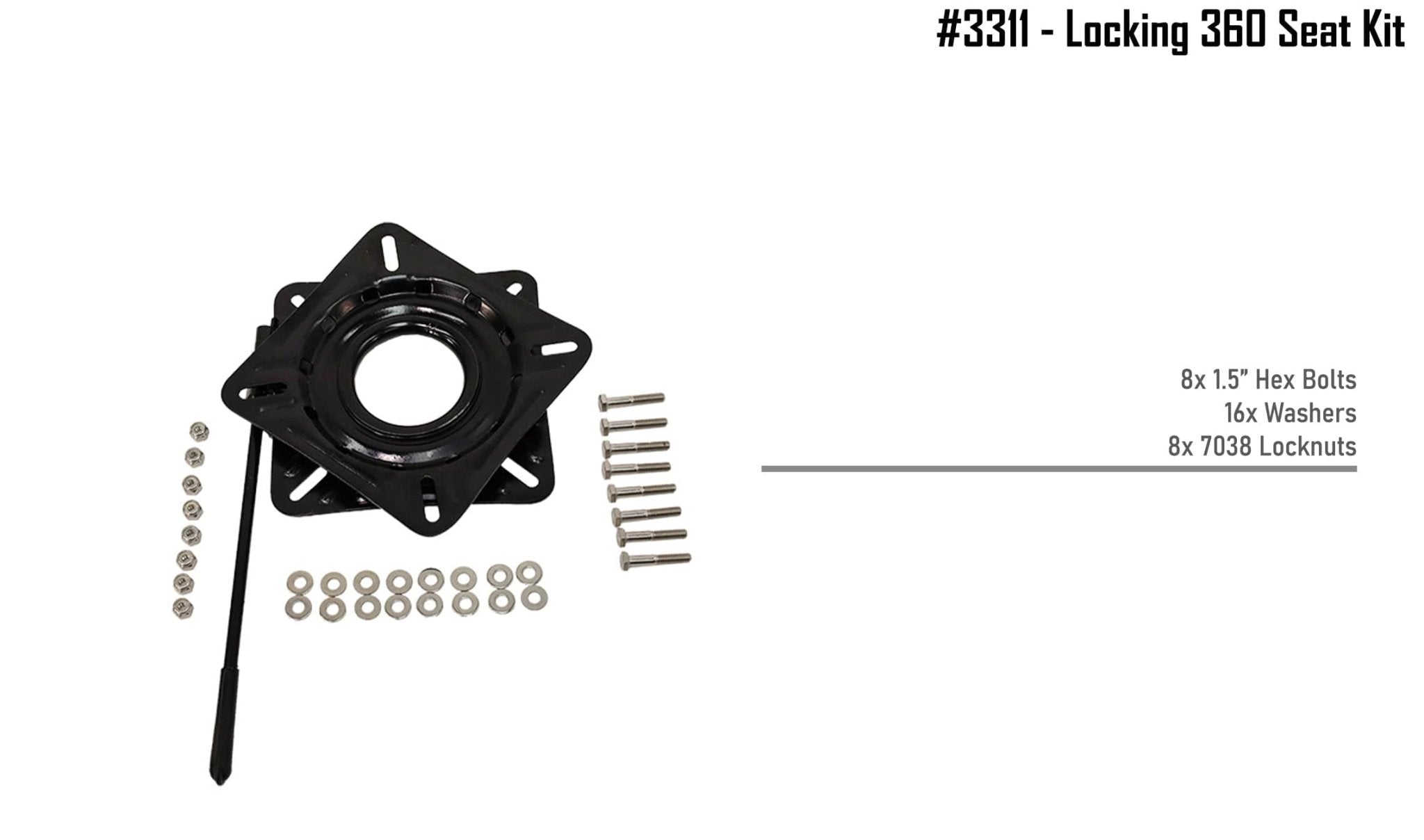 3311 - Locking 360 Seat Kit, , NuCanoe Inc, , , at Festive Water Paddlesports
