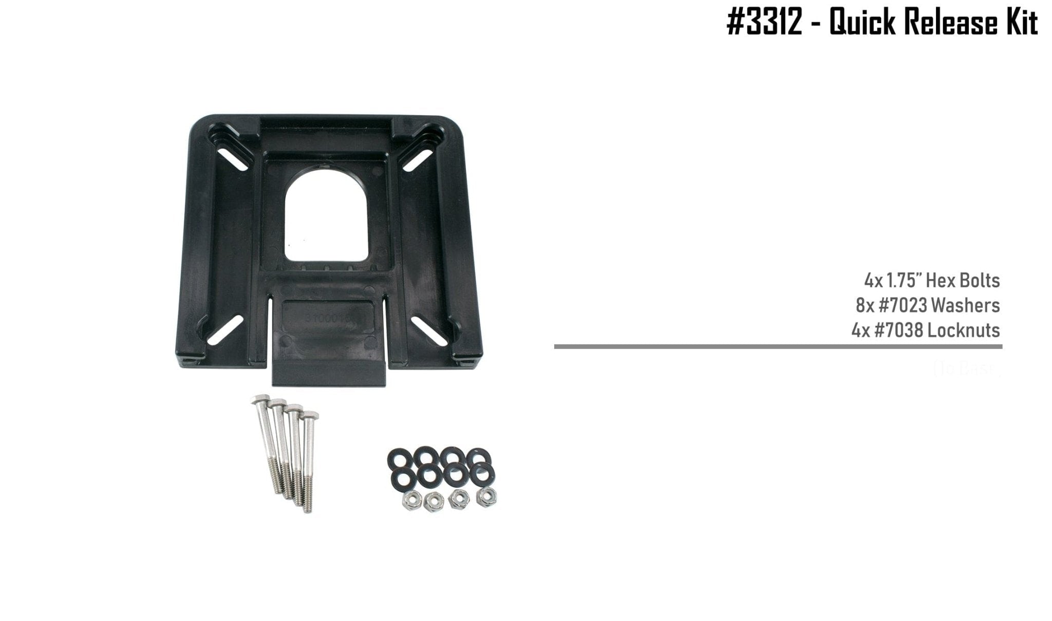 3312 - Quick Release Kit for 360 Seats, , NuCanoe Inc, , , at Festive Water Paddlesports
