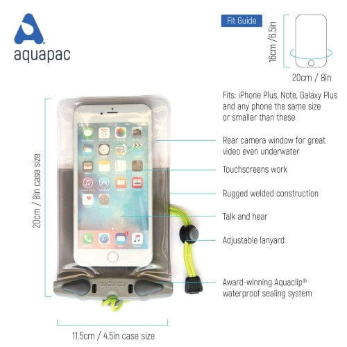 Aquapac Waterproof Phone Case Plus