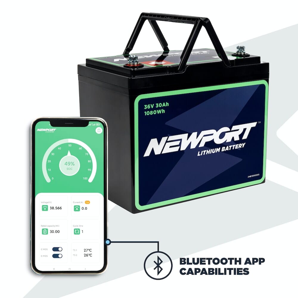 36V 30Ah Lithium LiFePO4 Battery, Battery, Newport Wholesale, at Festive Water Paddlesports