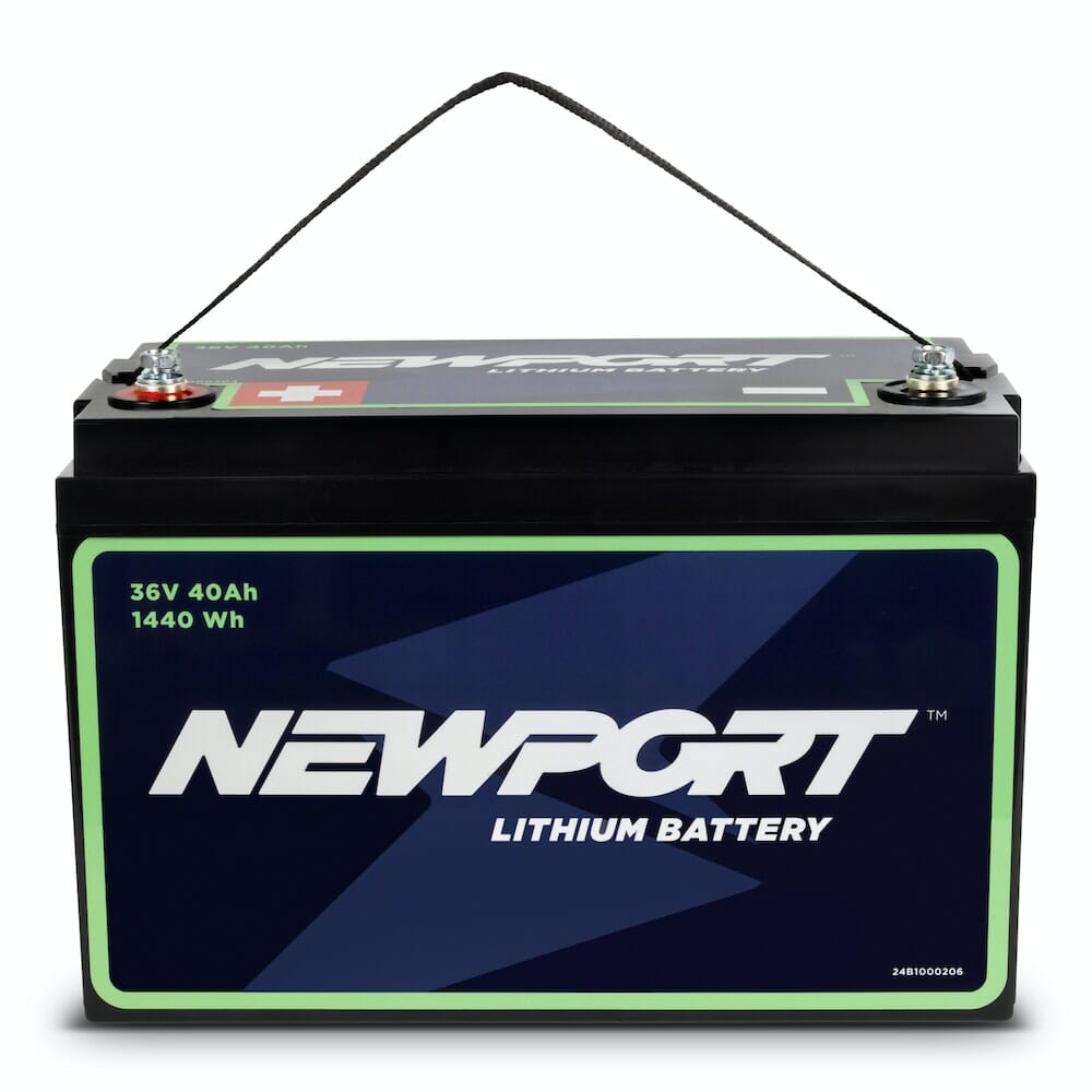 36V 40Ah Extended Range Lithium LiFePO4 Battery, Battery, Newport Wholesale, at Festive Water Paddlesports