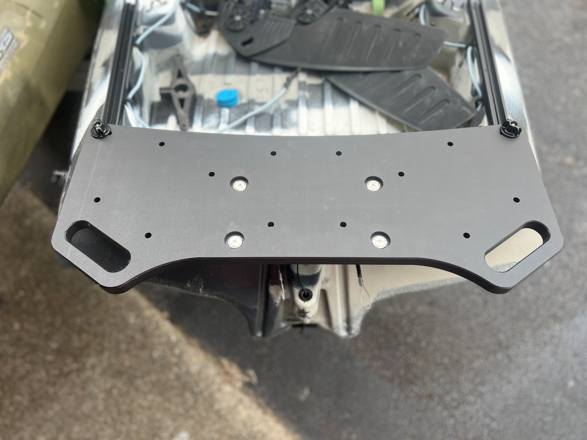 3Waters BigFish 103 Rear Mounting Plate, Kayak Motor Mount, One Objective, , , at Festive Water Paddlesports