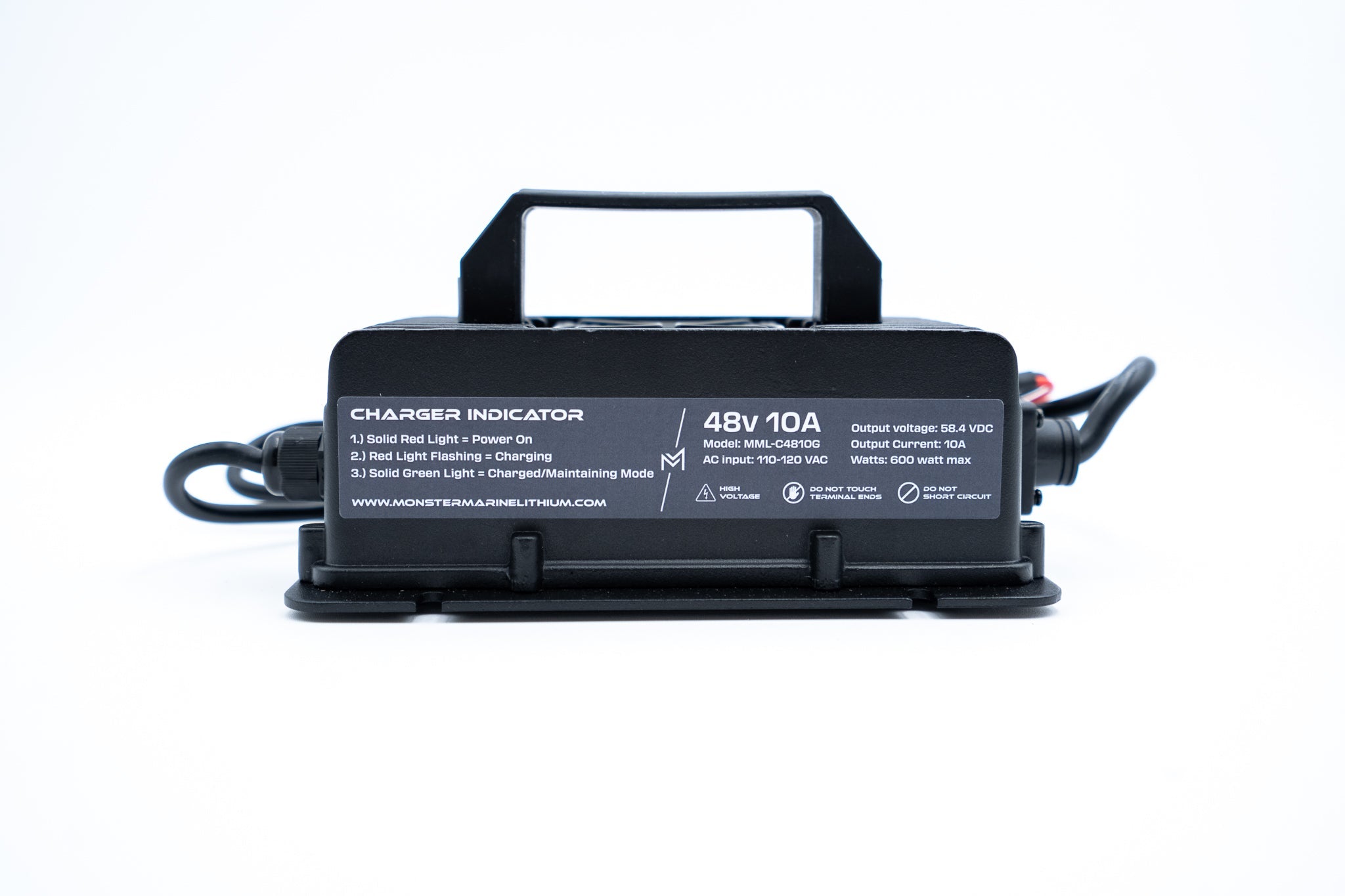 48V 10A GOLF CART BATTERY CHARGER - MML-C4810G, , Monster Marine Lithium, at Festive Water Paddlesports