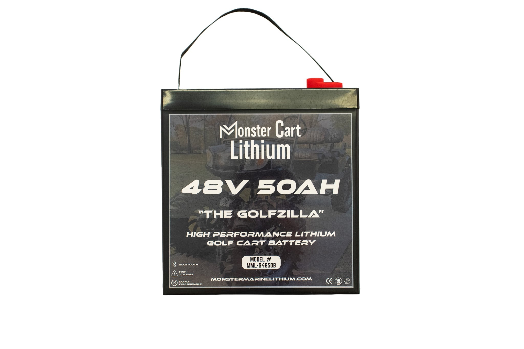 48V 50AH - "THE GOLFZILLA" - BLUETOOTH HIGH PERFORMANCE LITHIUM GOLF CART BATTERY - GC2 GROUP, , Monster Marine Lithium, at Festive Water Paddlesports