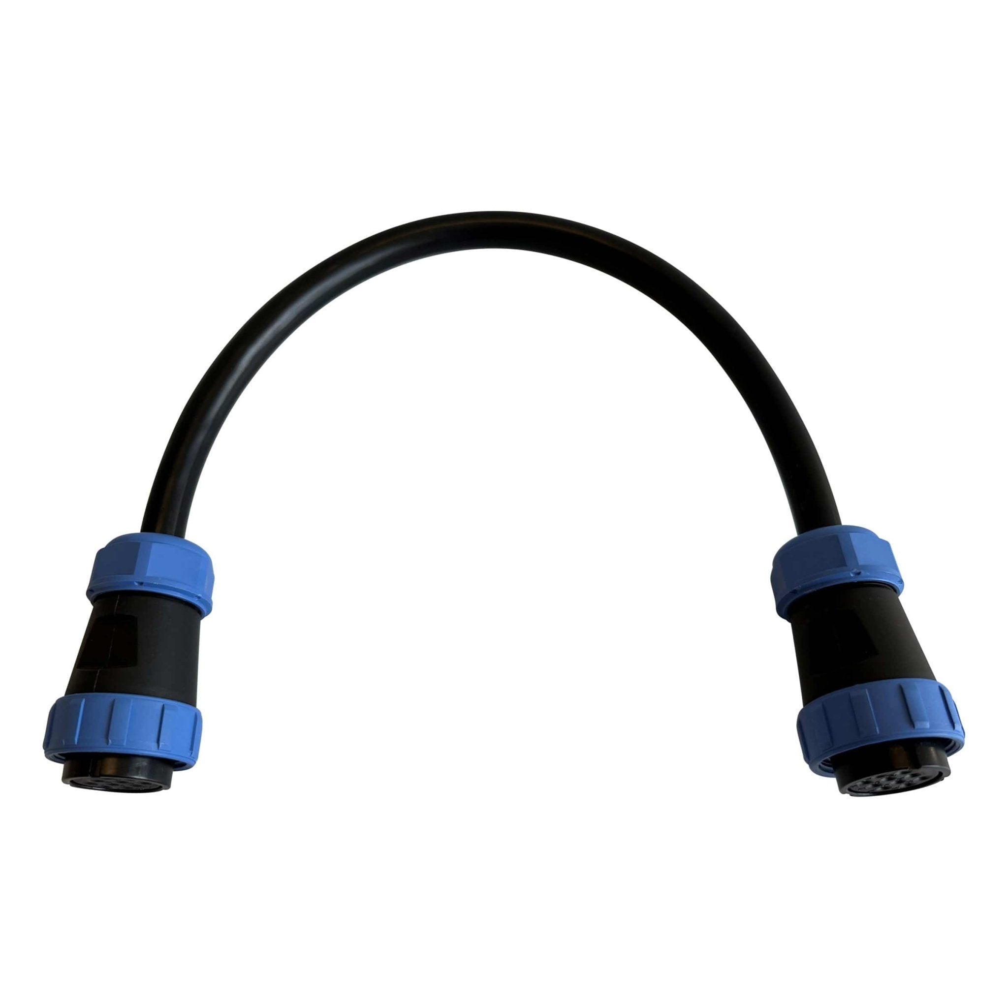 5 Circuit Heavy Duty, Waterproof, Quick Disconnect Jumper Kit - Panel Mount and Dual Plug Jumper Harness (YP - QD5X - 18K), Electronics, Yak Power, , , at Festive Water Paddlesports