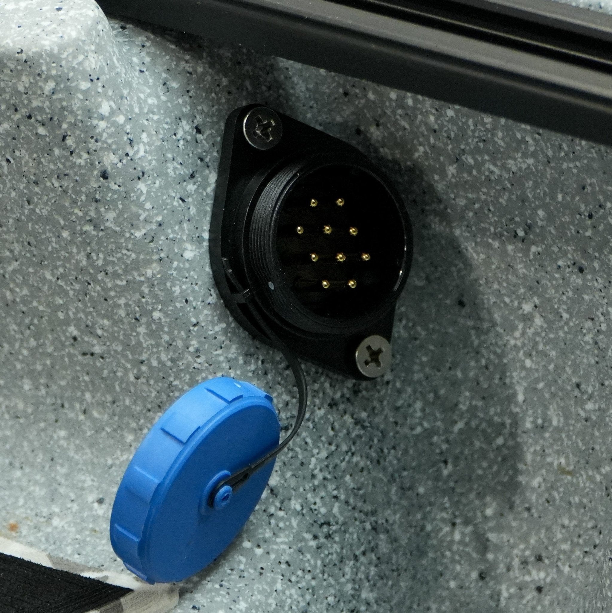 5 Circuit Heavy Duty, Waterproof, Quick Disconnect Jumper Kit - Panel Mount and Dual Plug Jumper Harness (YP - QD5X - 18K), Electronics, Yak Power, , , at Festive Water Paddlesports