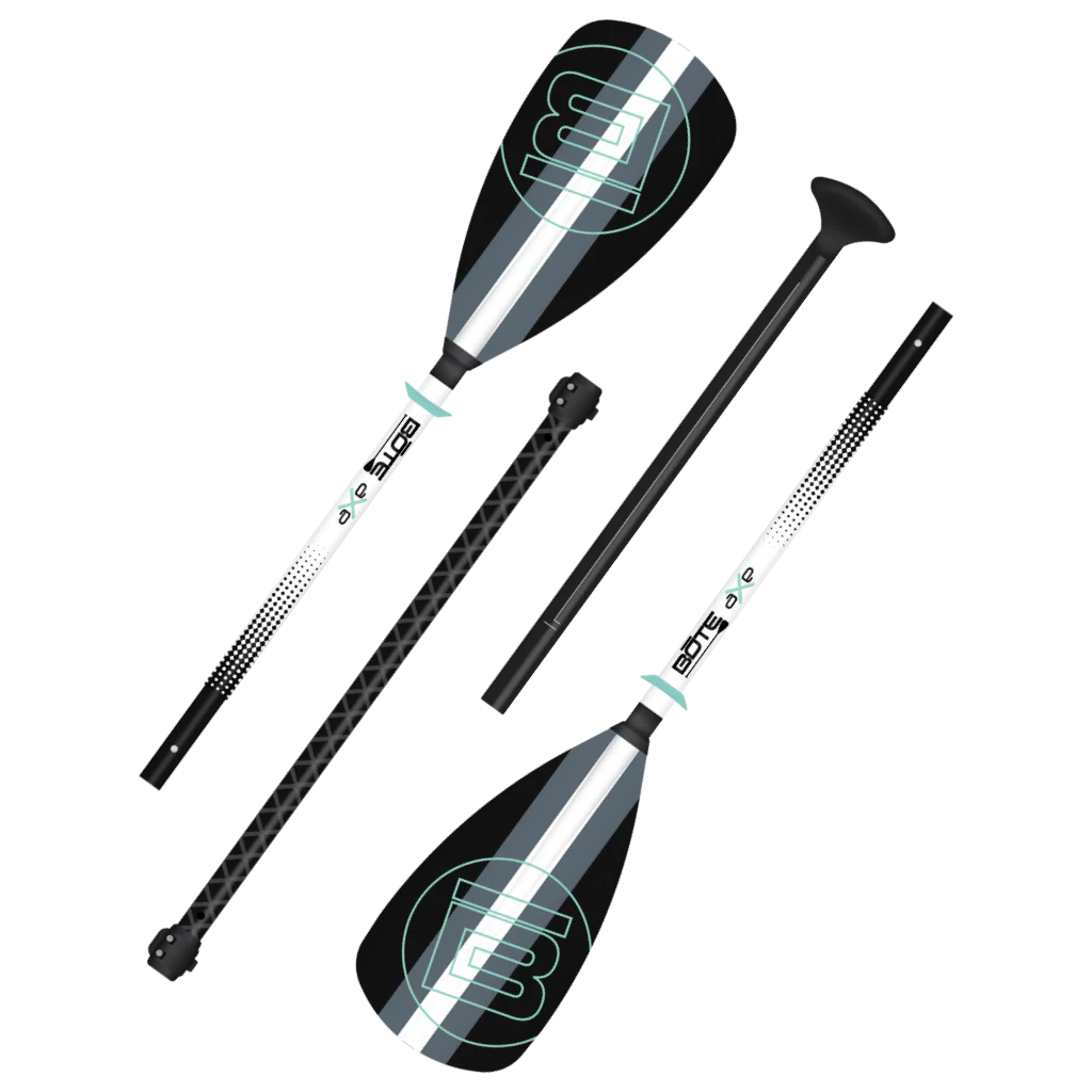 4-PIECE HYBRID ADJUSTABLE FIBERGLASS PADDLE