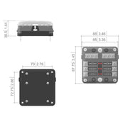 6 Way Fuse Block, Accessories, Monster Marine Lithium, at Festive Water Paddlesports