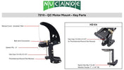 7210 - QuickConnect Motor Mount, , NuCanoe Inc, , , at Festive Water Paddlesports