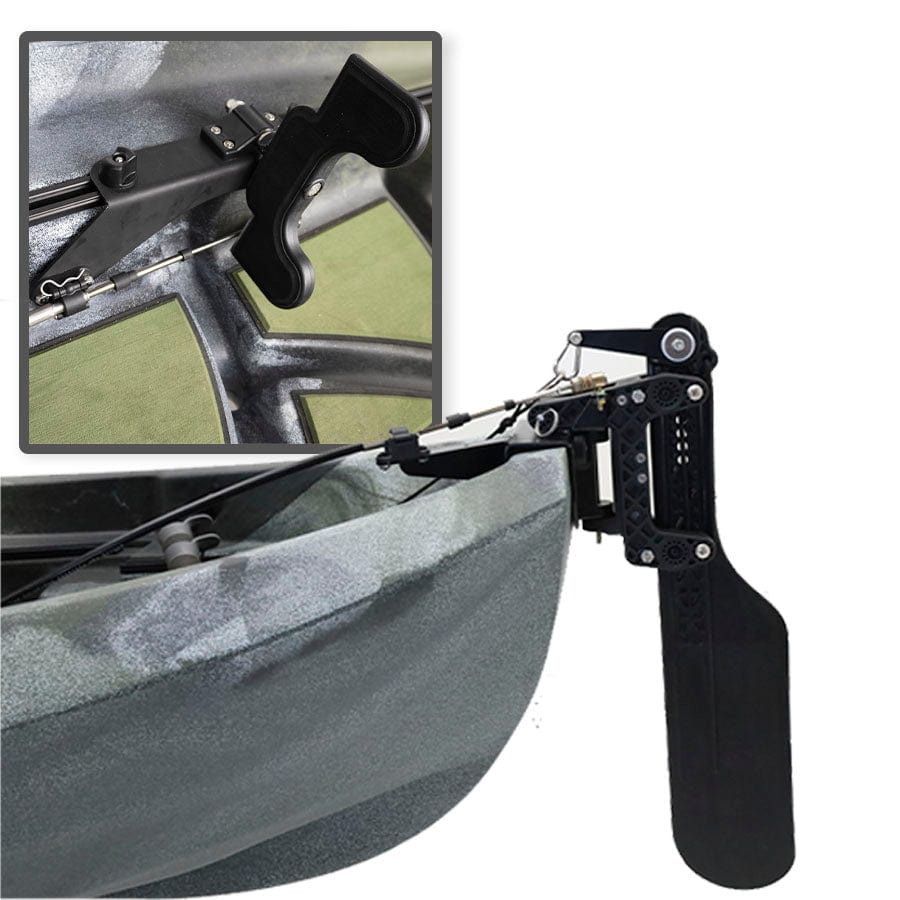 7213 - QC Rudder System - Frontier 12 - Foot Steer, , NuCanoe Inc, , , at Festive Water Paddlesports